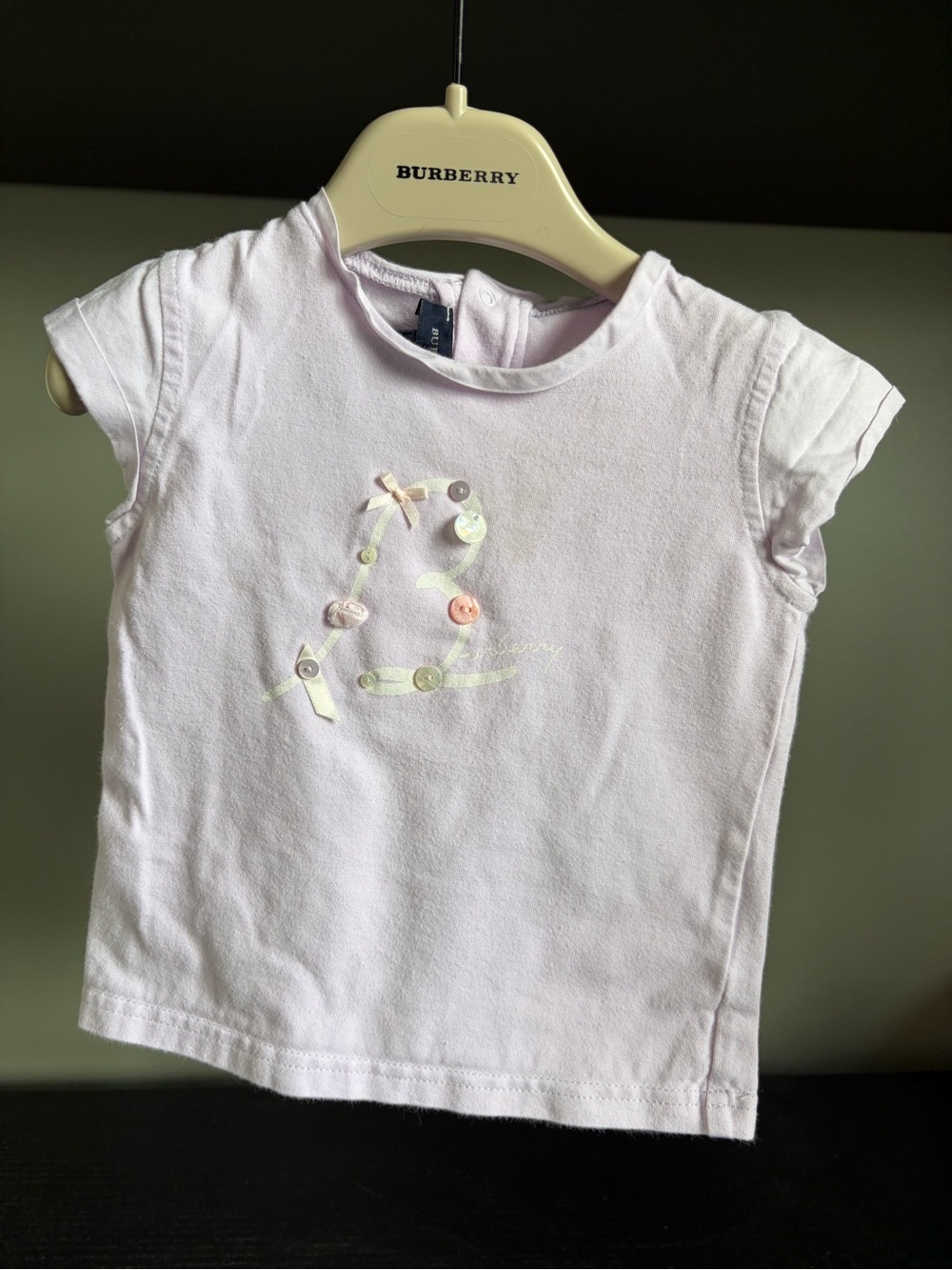 Burberry Girls' Light Pink Embellished